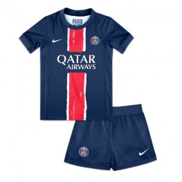 Paris Saint-Germain Thuis tenue Kids 2024-25 Korte Mouw (+ Korte broeken)